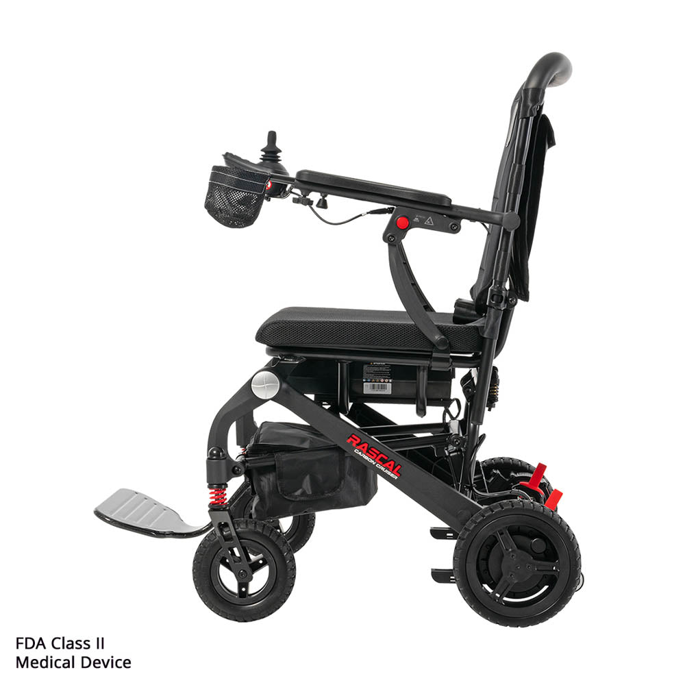 Rascal Carbon Cruiser — Lightweight Foldable Power Chair