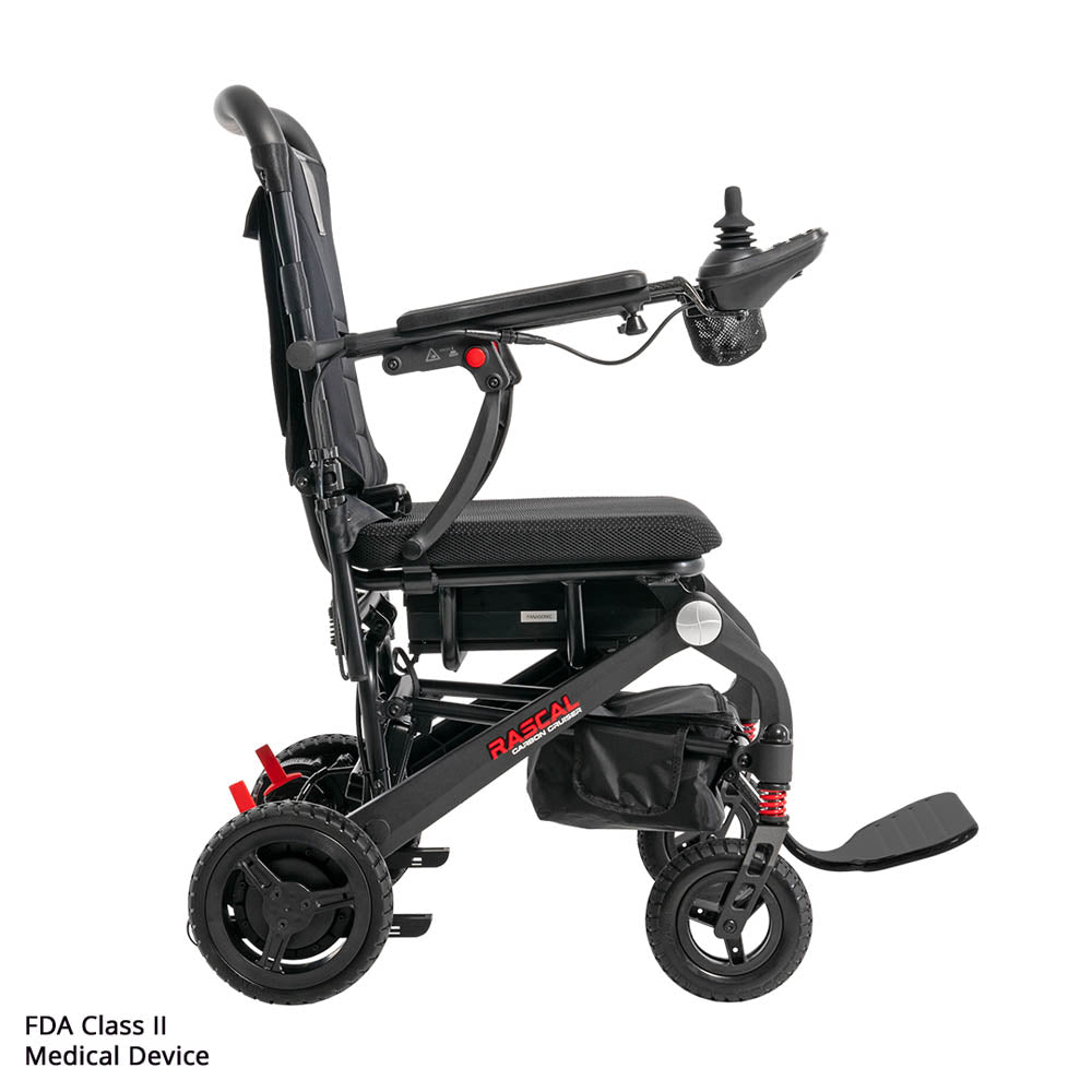 Rascal Carbon Cruiser — Lightweight Foldable Power Chair