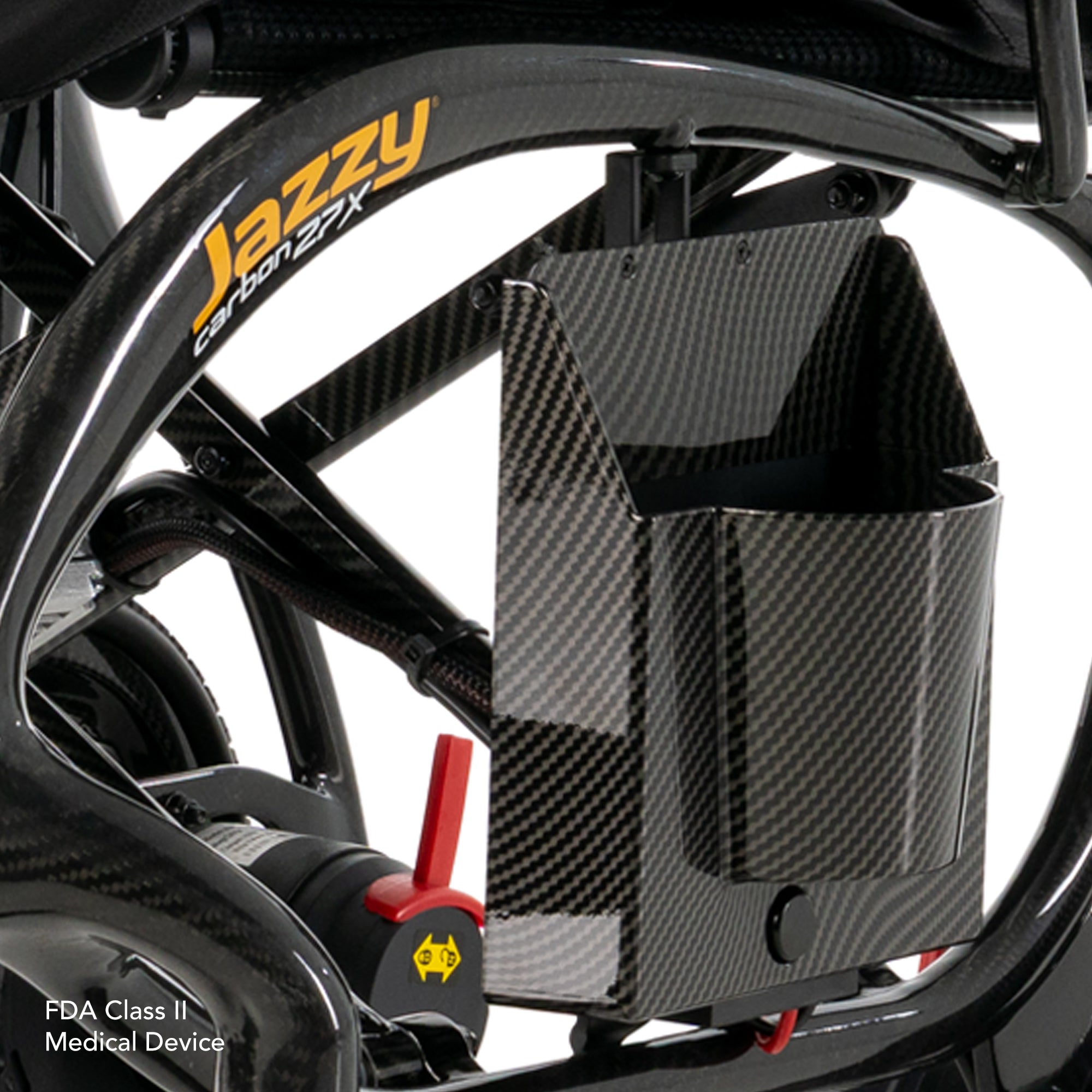 Jazzy® Carbon 27X Black Power Wheelchair