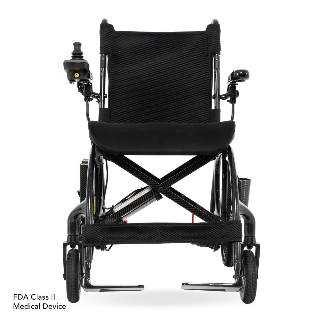 Jazzy® Carbon 27X Black Power Wheelchair