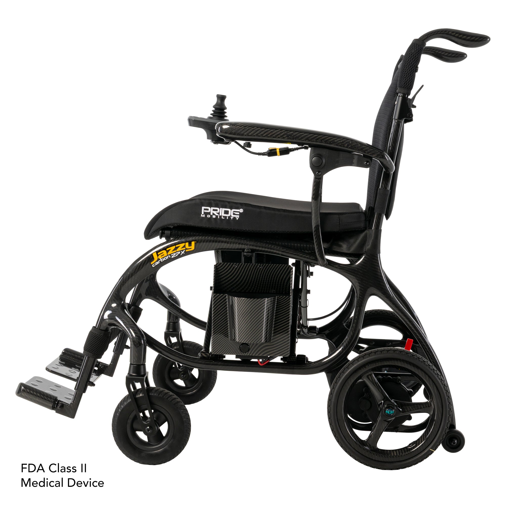 Jazzy® Carbon 27X Black Power Wheelchair
