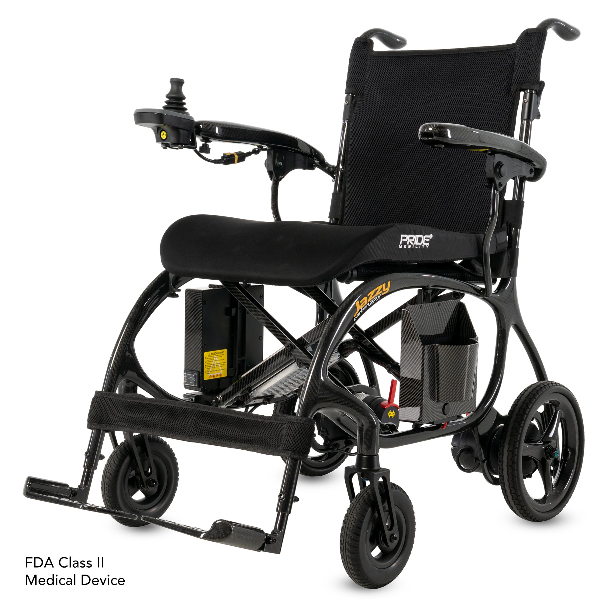 Jazzy® Carbon 27X Black Power Wheelchair