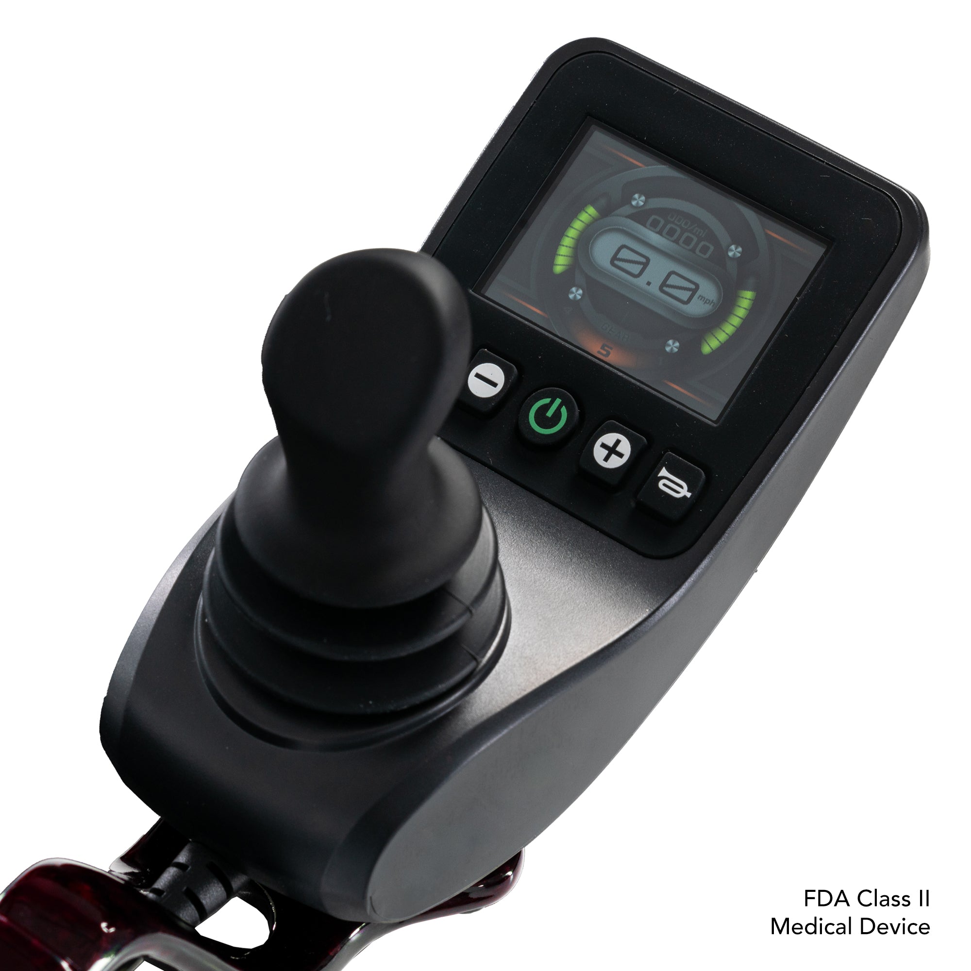 Jazzy® Carbon HD Black Cherry Power Wheelchair