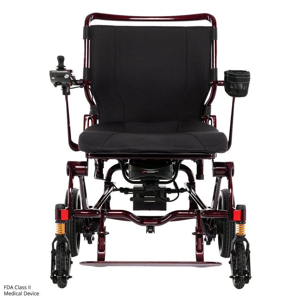 Jazzy® Carbon HD Black Cherry Power Wheelchair