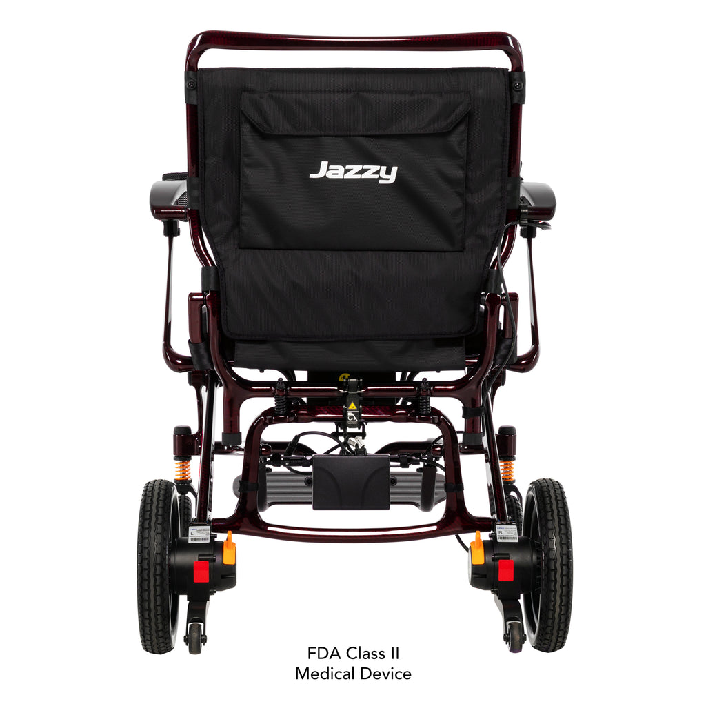 Jazzy® Carbon HD Black Cherry Power Wheelchair