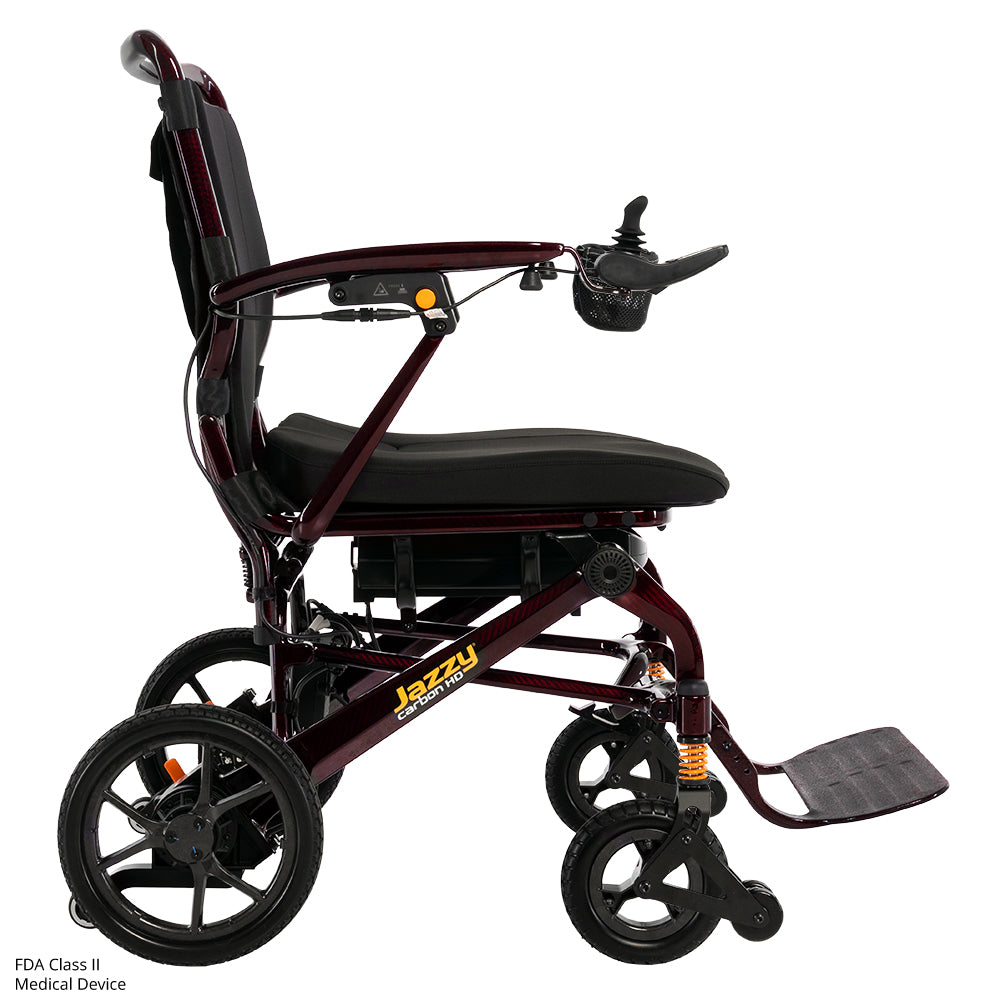 Jazzy® Carbon HD Black Cherry Power Wheelchair