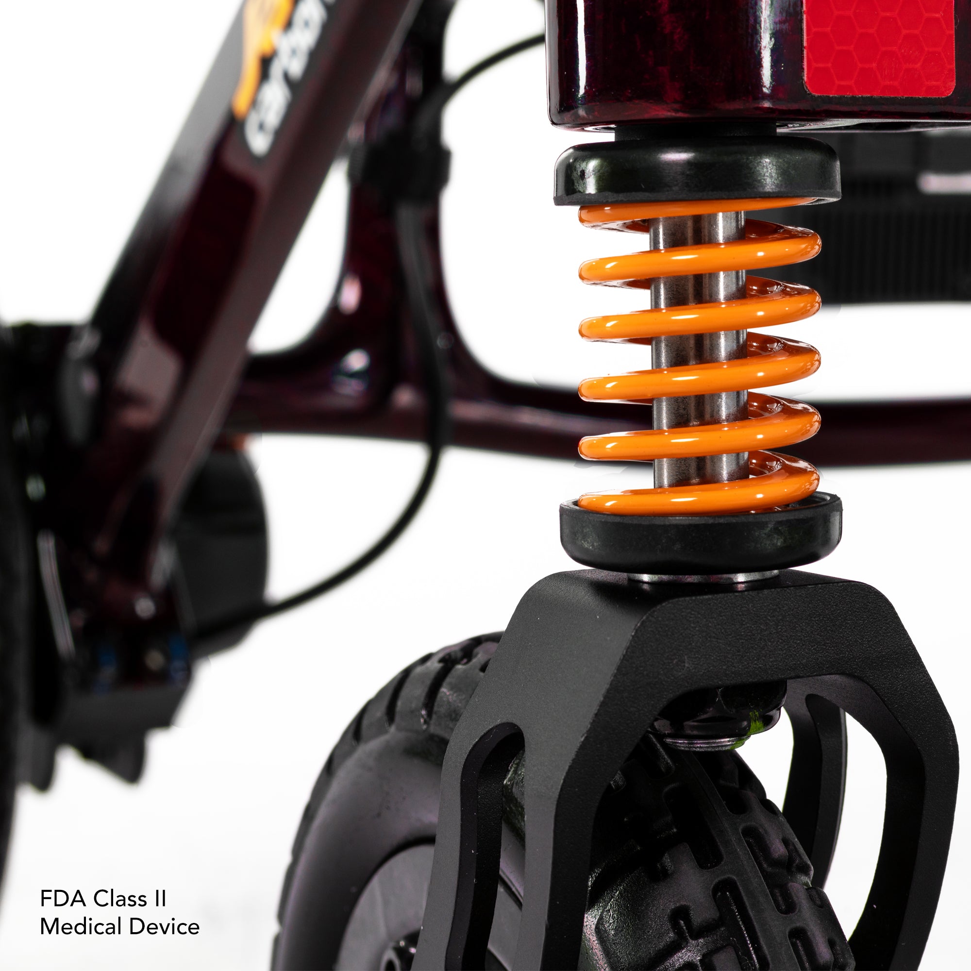 Jazzy® Carbon HD Black Cherry Power Wheelchair