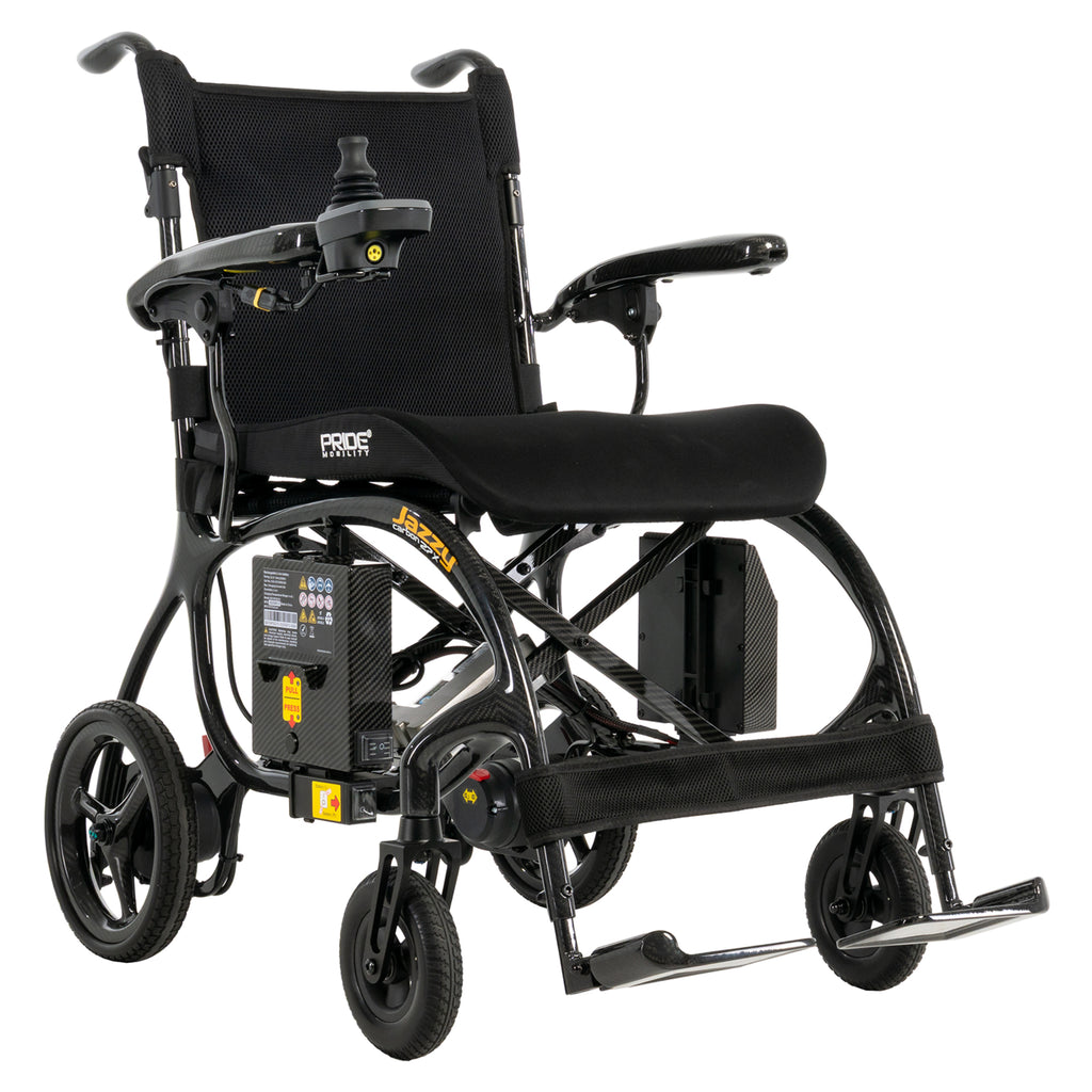 Jazzy® Carbon 27X Black Power Wheelchair