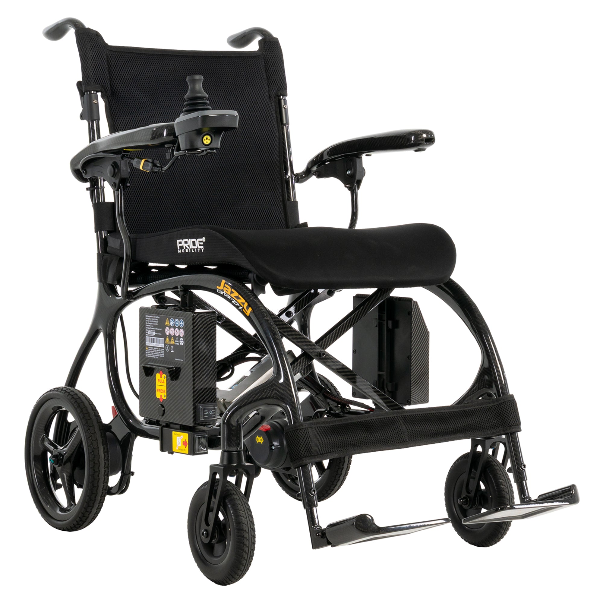 Jazzy® Carbon 27X Black Power Wheelchair