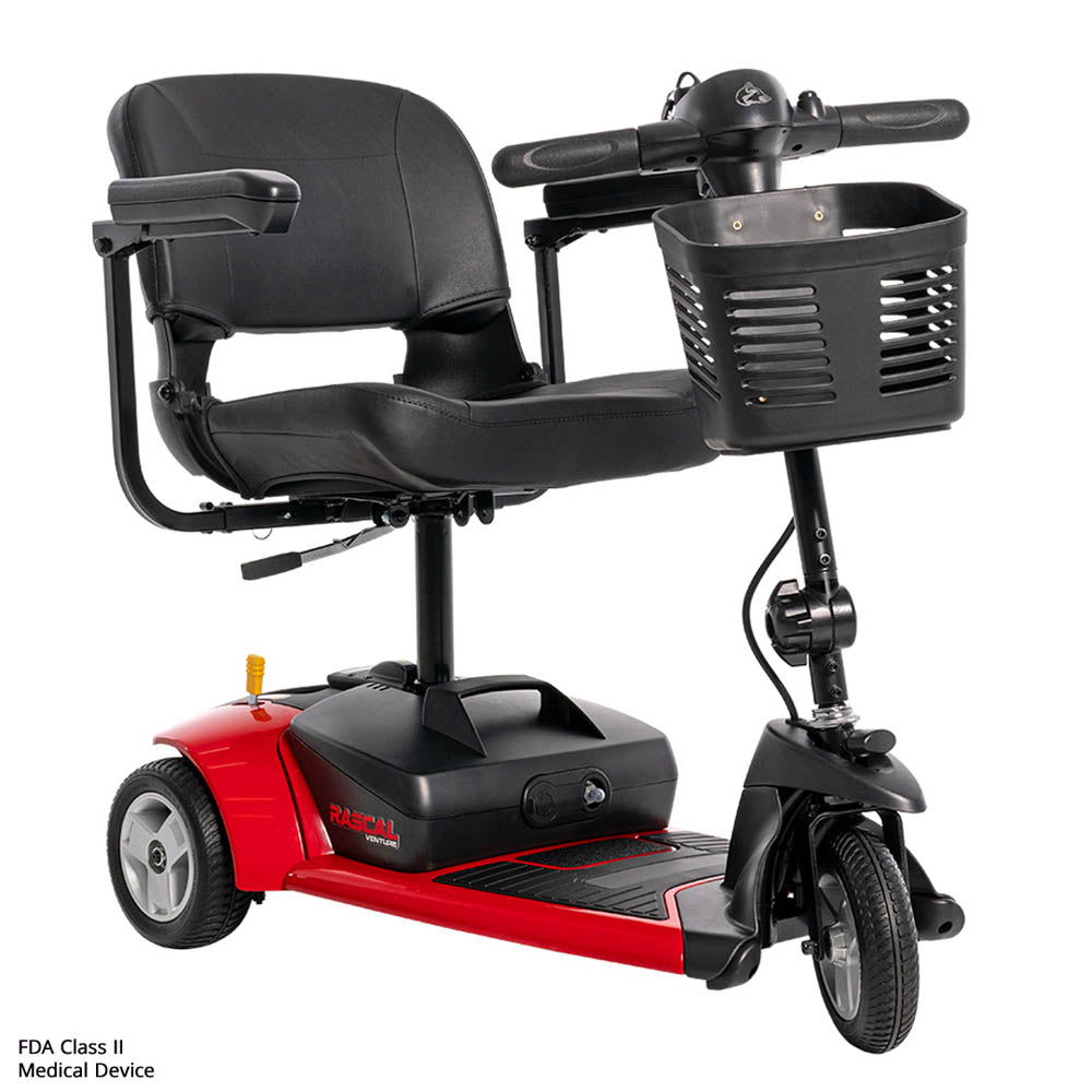 Rascal Venture 3 Wheel Mobility Scooter RED RSC39