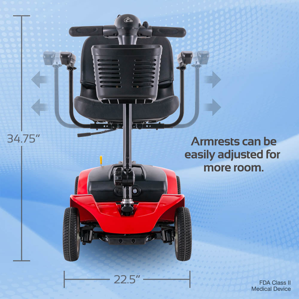 Rascal Venture 4 Wheel Mobility Scooter RED RSC49