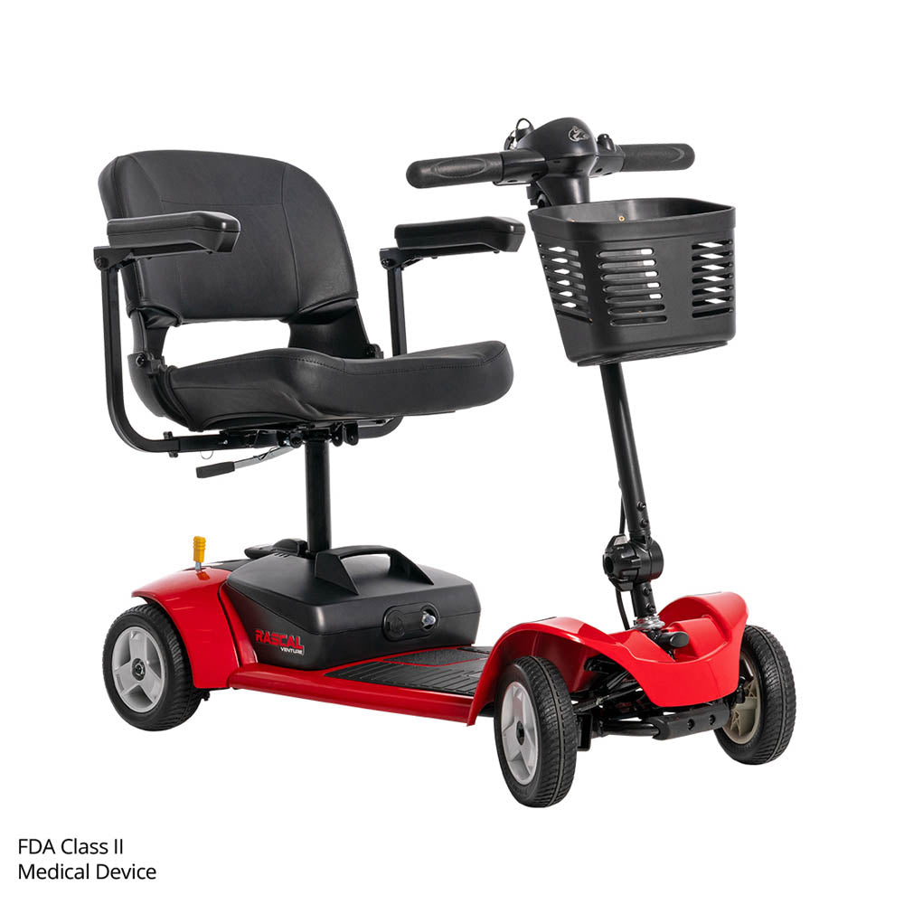Rascal Venture 4 Wheel Mobility Scooter RED RSC49
